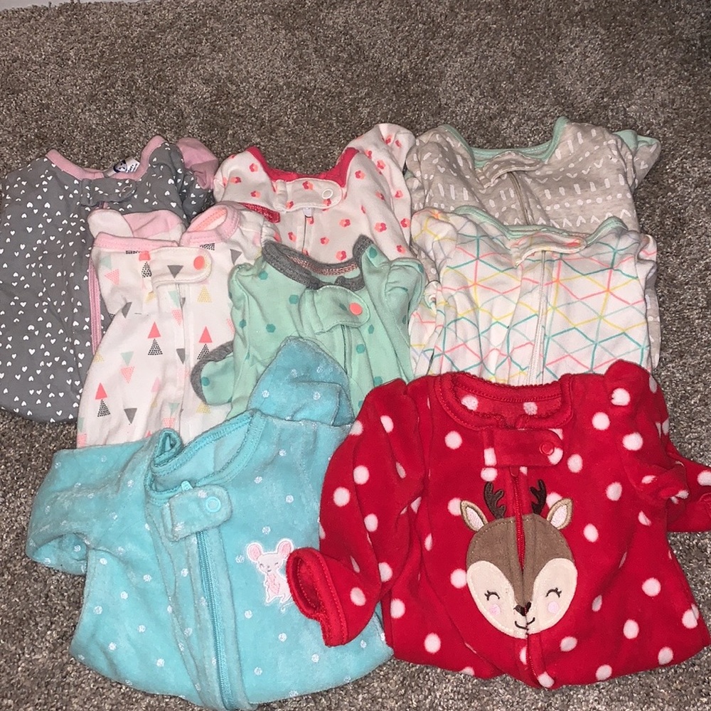 Newborn jammies bundle